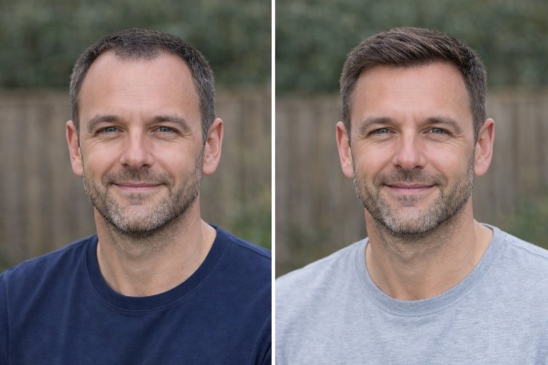 After hair transplant